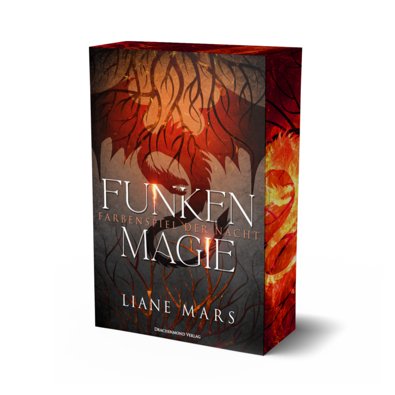 Das Print mit Farbschnitt zu "Funkenmagie" von Liane Mars!