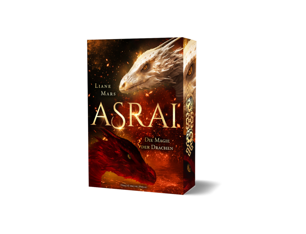 Band 2 der ASRAI-Reihe: "Asrai - Die Magie der Drachen" mit Farbschnitt