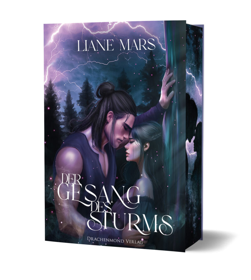 Buchcover-Mockup: Der Gesang des Sturms (Hardcover)